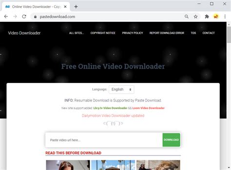 com is a utility website for downloading user-uploaded videos from Youtube. . Paste download